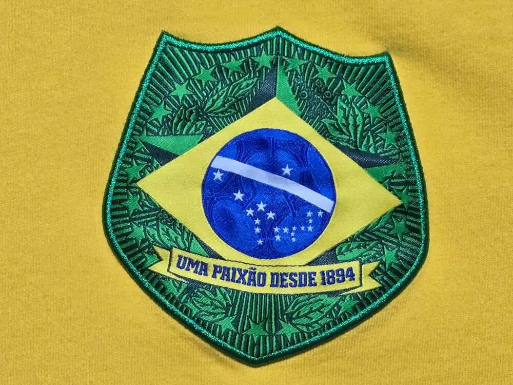 Adidas Originals Brazil National Team Casual T-Shirt Yellow/Grey F77289